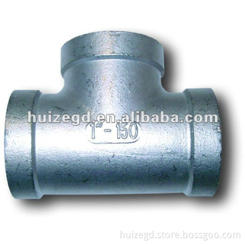 SS 304/316 Equal forged socket weld Steel Tee